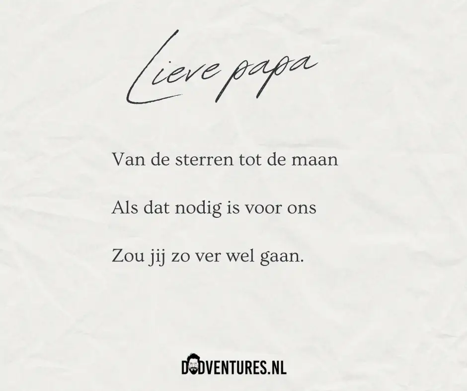 Spreuk voor vaderdag