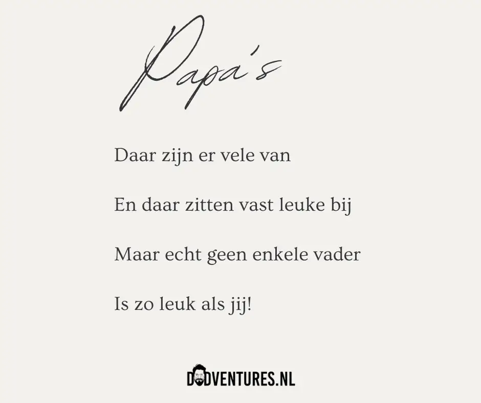 Spreuk voor vaderdag